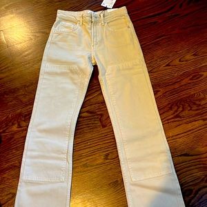 Tan jeans from Zara size 02 NWT